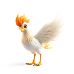 Obraz premium phoenix isolated on white background