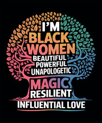 Black History Honoring the Past T Shirt design