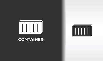 Container Vector, Icon Or Logo Sign Isolated Symbol Illustration