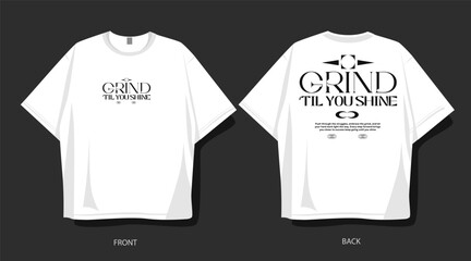 Minimalist typography quotes t-shirt design, Vintage typography vector, Y2k typographic for clothing design, Urban streetwear lettering for t shirt and merch