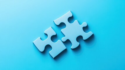 Obraz premium Puzzle. Business strategy, success solution, jigsaw games symbol. Idea metaphor. Creative idea, connection, challenge, partnership, teamwork, match