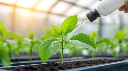 Fertilizer Injection into Irrigation Systems for Plants