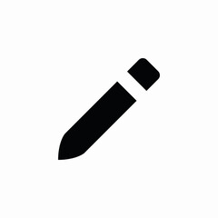 pencil write edit draw icon vector sign