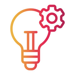 idea Line Gradient Icon