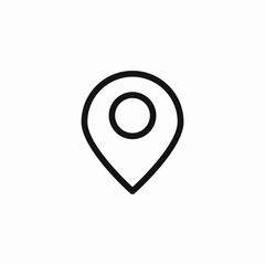 location pin map pointer icon vector sign