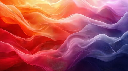 Obraz premium Dynamic Wave Pattern in Vibrant Bold Colors for Energetic Abstract Design Concepts