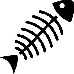 Fish Waste Glyph Icon