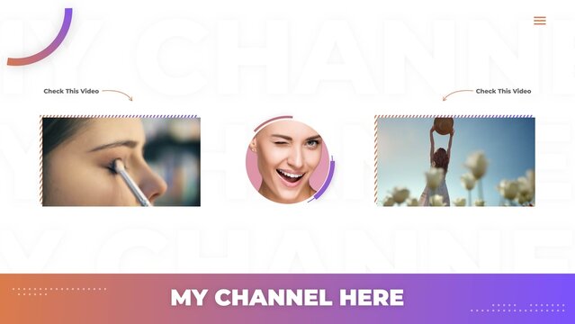 Gradient End Screen 04