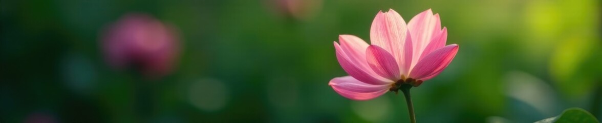 Fototapeta premium delicate petals unfurl on the iodine plant stem, iodine, foliage