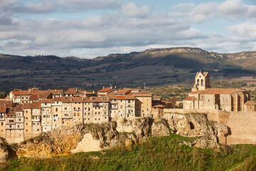 Obraz premium Picturesque medieval village of Frias. Burgos Castilla y Leon. Spain
