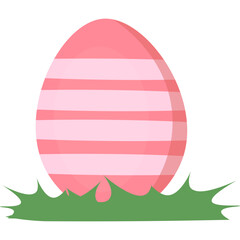 Easter Egg on Grass 