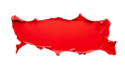 Vivid Red Torn Paper Background Template Perfect for Design Projects and Creative Presentations