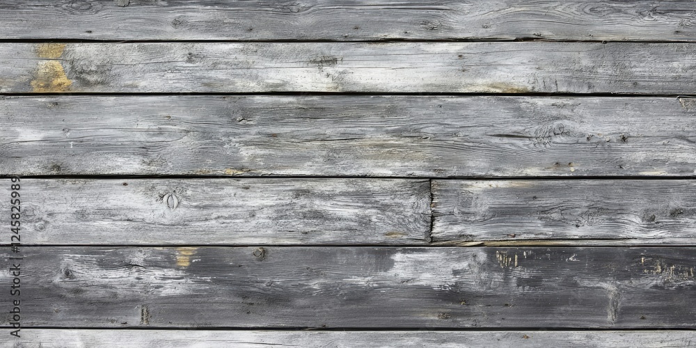 Poster weathered grey wooden planks forming a textured background with a grunge appearance featuring streak