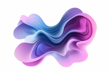 Fototapeta premium This liquid gradient shape features a contemporary design with fluid color transitions, perfect for branding, digital art, or website backgrounds.