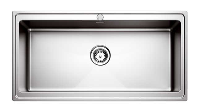 Stylish Stainless Steel Kitchen Sink with Modern Design and Drainage System for Home Use