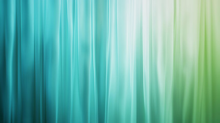 Obraz premium Elegant blue and green textile background with smooth waves for presentation design.