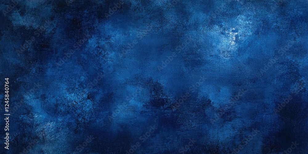 Aufkleber deep navy blue abstract grunge texture with rich gradients and subtle highlights, evoking a moody an