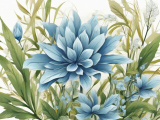 Fototapeta premium Serenity in Blue