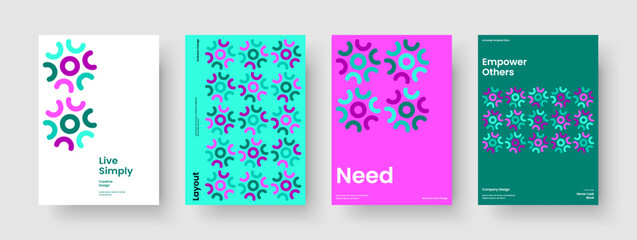 Obraz premium Modern Report Template. Geometric Book Cover Design. Abstract Background Layout. Banner. Brochure. Poster. Business Presentation. Flyer. Catalog. Leaflet. Pamphlet. Notebook. Newsletter. Magazine