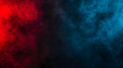 Obraz premium Vibrant Smoke Background in Red and Blue for Creative Designs