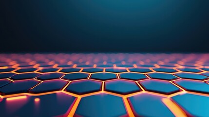 Obraz premium Economic policy trends hologram, sleek futuristic glowing grid, vibrant immersive analytics