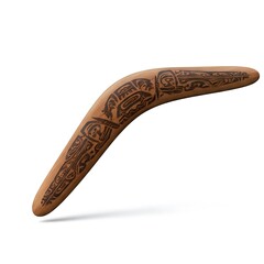 Boomerang on White Background