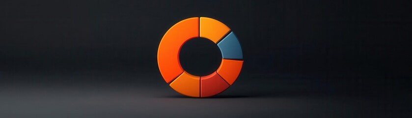 Obraz premium market potential competition investment. Circular timeline visualizing market growth stages alongside competitor positioning and investment opportunities 