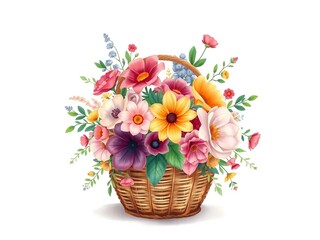 Obraz premium Blossoming Dreams in a Woven Sanctuary