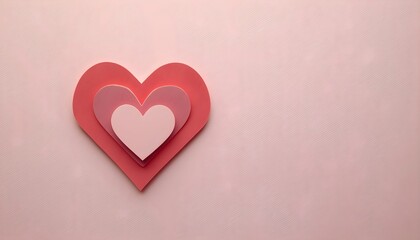 Obraz premium Crafted hearts symbolize love and romance, perfect for expressing affection on Valentine's Day or any sweet moment shared between lovers. Generative AI