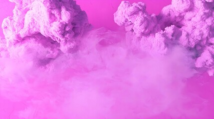 Fototapeta premium Vibrant Pink Clouds and Mist Abstract Background for Creative Design
