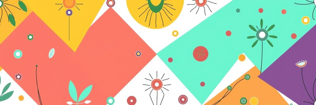 Eye-Catching Geometric Patterns with Seeds for Horticultural Events