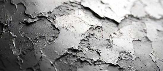 Obraz premium Textured grey abstract background with rough plastic surface showcasing intricate details in a macro close-up view.