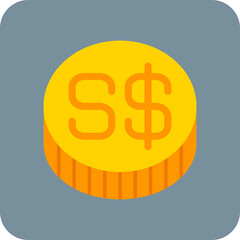 Singapore Dollar Icon