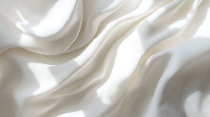 Obraz premium Abstract white background with soft shadows from a window, perfect for minimalistic product photography or design mockups.