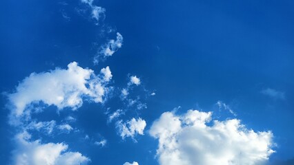 blue sky with clouds