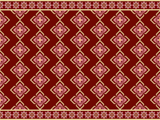 Balinese pattern 1. Seamless vector illustration. Hand drawn ethnic ornament. Can be used for fabric, wallpaper, textile, wrapping paper,