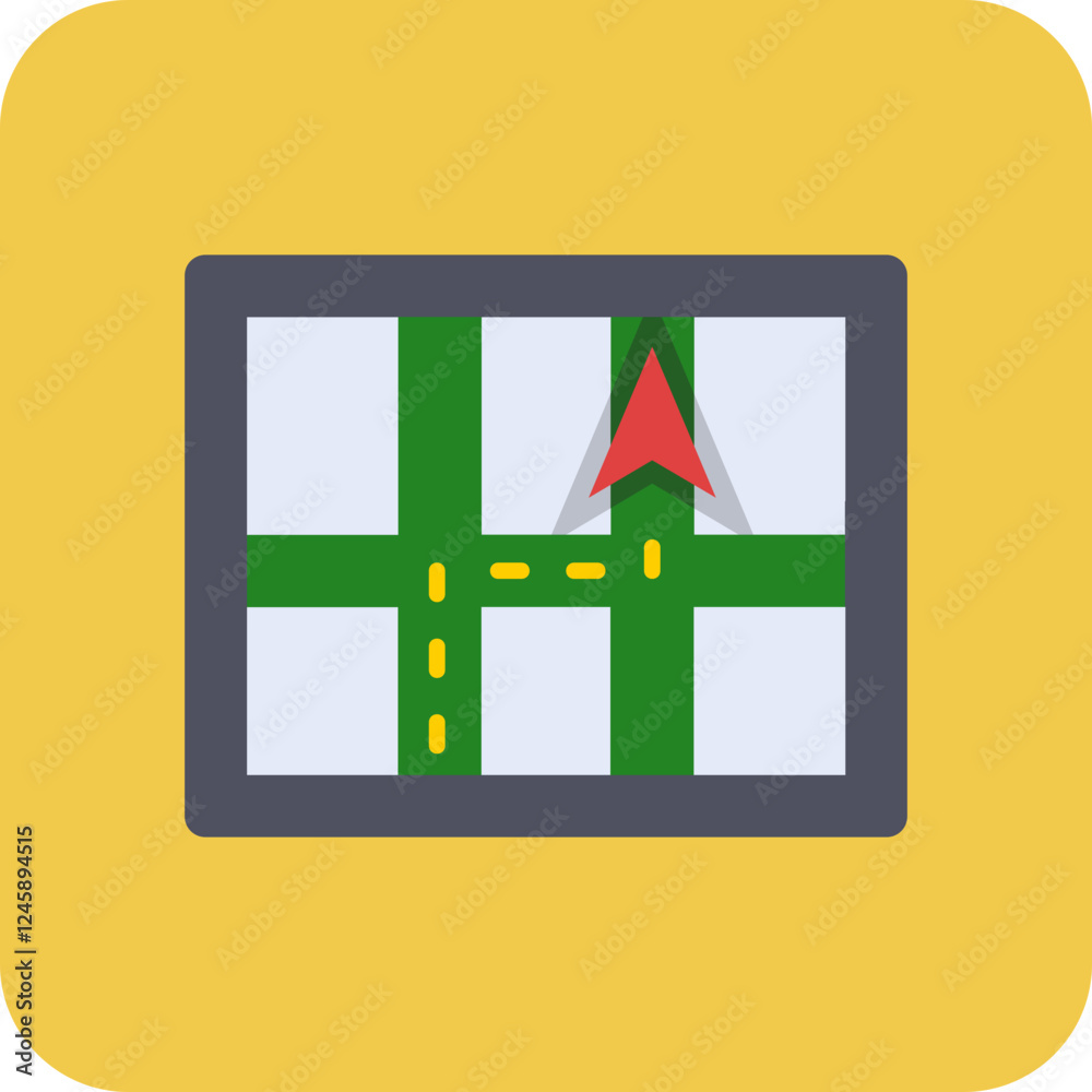 Poster Gps Navigation Icon