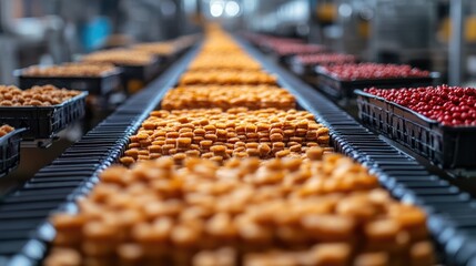 Automated Conveyor Belt System for Efficient Agricultural Packaging and Sorting Operations