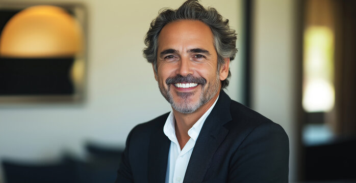 portrait of a businessman - Powered by Adobe