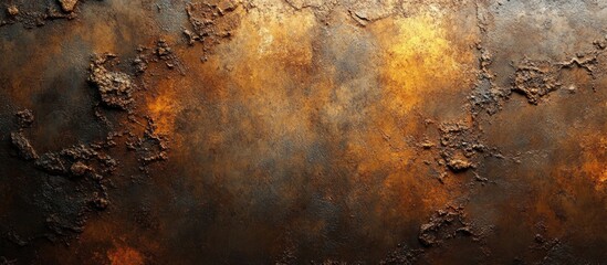 Abstract textured background featuring a rich brown gradient on a concrete wall with weathered and rustic elements.