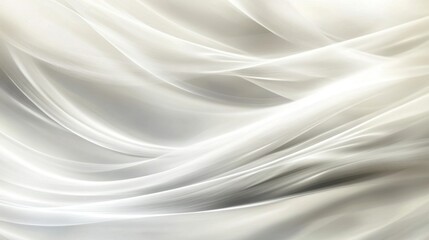 A soft, cloudy gradient of gray and white, creating a serene and minimal abstract background