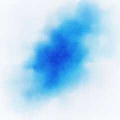 Abstract Blue Watercolor Texture Soft Background for Minimalist Design and Social Media Post