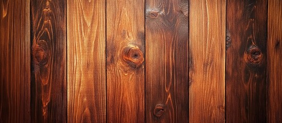 Wooden plank background with rich textures and warm tones suitable for design and decor themes in various projects.