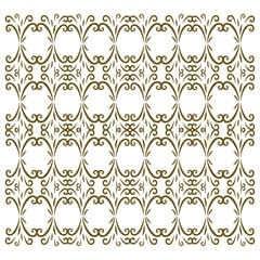 vintage ornament pattern vector damask