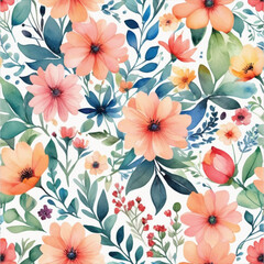 Watercolor Flower Patterns