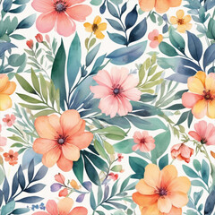 Watercolor Flower Patterns