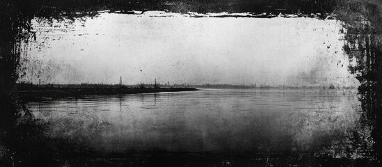 Vintage black and white grunge texture with dark accents and a soft canvas appearance ideal for backgrounds or artistic design projects