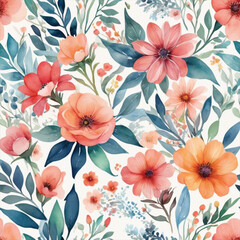 Watercolor Flower Patterns