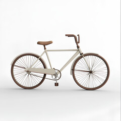 Bicycle illustration on white background
