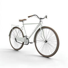 Bicycle illustration on white background
